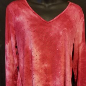 VOCAL  CANDY APPLE RED WITH BLING TOP